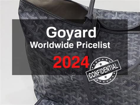 where to buy goyard in usa|goyard price list 2024.